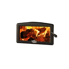 Oa10237 Osburn Black Cast Iron Door Overlay-