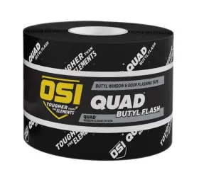 Osi - Henkel Corporation 2579104 Butyl Flash Tape 4 Inch X75ft 12sc Black X 75