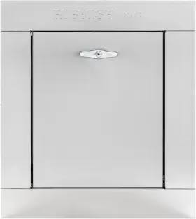 Oswald Supply 850009477316 Universal Stainless Steel Trash 15 Inch W X 18 H Wr 3.25 Trim