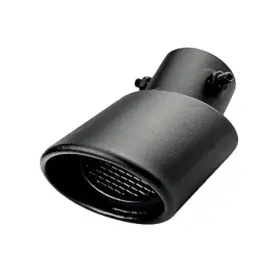 Otppipe008 Otpoutopa Car Polished Stainless Steel Exhaust Tail Exterior Rear Curved Frosted Black Otppipe008 Otpoutopa Car Polished Stainless Steel Exhaust Tail Exterior Rear Curved Frosted Black