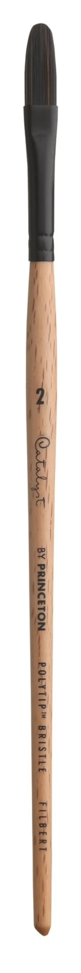 5a003053-1h1mw Pacon Princeton Catalyst Polytip Brush-short Handle Filbert Size 2 -