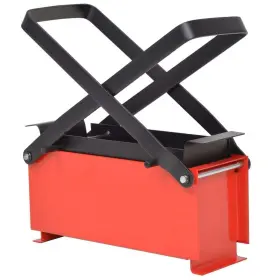 Paper Log Briquette Maker Steel 718475600398 13.4 Inch X5.5 Black And Red