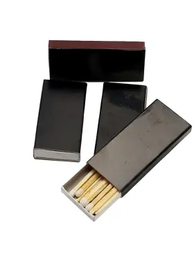 Party Favors Plus 648412052547 50 Miniature Mini Plain Black Cover Wooden Small White
