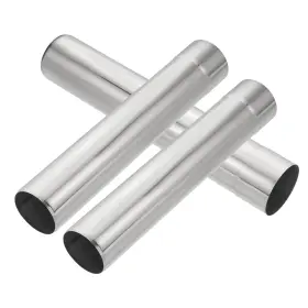 Ptf240815tt000429jp Patikil 2.36 Inch Stove Pipe 3pcs Stainless Steel Thickened Lengthen Straight Tent S