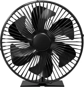 Perfirefan 763475420246 Heat Powered Wood Stove Fan With Safety Guard Non Electric Activated
