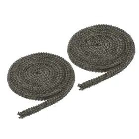 Peroup 609044708301 2pcs 73 Inch Wood Stove Gasket Diy High-temperature Resistance Seal Rope Black Peroup 609044708301 2pcs 73 Inch Wood Stove Gasket Diy High-temperature Resistance Seal Rope Black