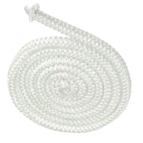 Peroup 609044727296 1pcs 1/2 Inch X 86 Wood Stove Gasket Diy Fiberglass Round Rope Replacement White