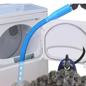 Petode 186666527274 Dryer Vent Cleaner Kit Vacuum Attachment - Multiple Combinations V1 Lint Remo