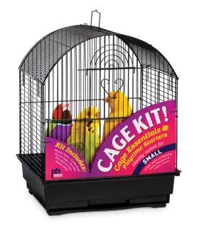 91101 Ph Prevue Hendryx Round Roof Bird Cage Kit Black 3/8 Inch