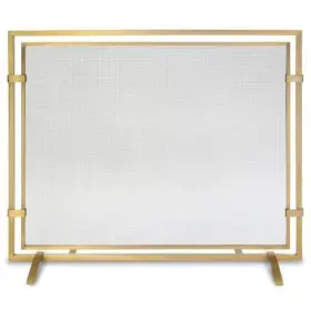 18323 Pilgrim Single Panel Sinclair Screen - Burnished Brass