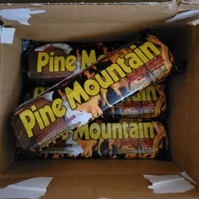 Pine Mountain 041525005019 4 - Premium Fire Logs Giant Size Multiflame Clean Up To 3 Hours
