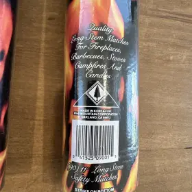 Pine Mountain 041525090015 Lot Of 4 Fireplace 11 Inch Wood Long Stem Matches 90 Ct Stove #3