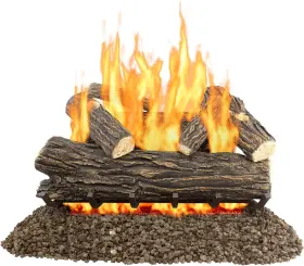 Pleasant Hearth Vl-wo30d 30 Inch Willow Oak Vented Gas Log Set 65 000 Btus