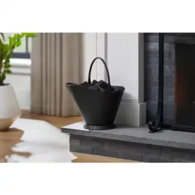 51095 Private Brand Unbranded Coal Hod Bucket Black Metal For Fireplace #3 51095 Private Brand Unbranded Coal Hod Bucket Black Metal For Fireplace #3