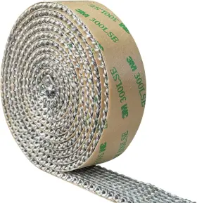 Protalwell 313105156153 Stove Gasket Tape Self Adhesive Flat For Stoves And Fireplaces 1 Inch Width