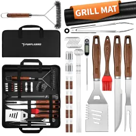 Pb09bbqs15ph Purplebird 31pcs Grill Set For Outdoor - Grilling Gift Men And Dad H