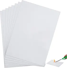 Paper-0959 Qilery 8 Pcs High Temperature Gasket Paper Exhaust Material White Shee Paper-0959 Qilery 8 Pcs High Temperature Gasket Paper Exhaust Material White Shee