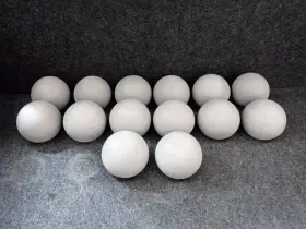 Fs5-18-gs R.h. Peterson Co. Vented Fyre Spheres 5 Inch Gray Stone Set Of 14