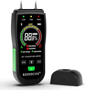 Mt18 Rdinscos Pin-type Wood Moisture Meter Digital Handheld Detector