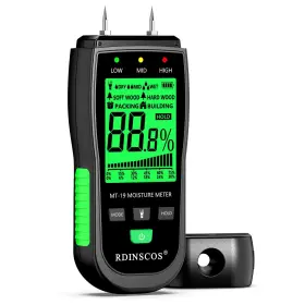 Mt19b Rdinscos Wood Moisture Meter For Like Hardwood And Softwood Pin Tester
