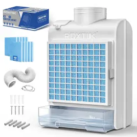 Gyj-01 Rdxtik 3-in-1 Indoor Dryer Vent Kit 10 Pcs Polyester Filters For 4 Layer Purificati