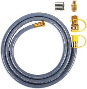 Real Flame G0002-10 Aegean Natural Gas Conversion Kit For Fire - Grey