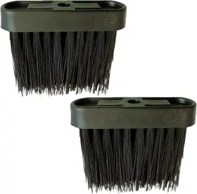 Ruifuu 313032114172 2pcs Fireplace Brush Replacement Head Oblong Hearth Cleaning