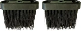 Ruifuu 445028261201 2pcs Fireplace Brush Replacement Head Oblong Hearth
