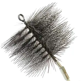 16410 Rutland 10 Inch Round Wire Chimney Brush 1/4 Npt