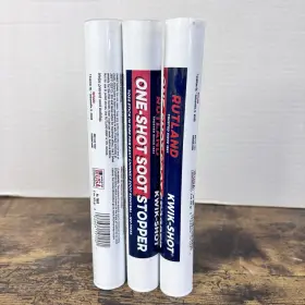 19100 Rutland Kwik Shot One-shot Soot Stopper For Cleaning Chimney W No Mess - 3 Pack New 19100 Rutland Kwik Shot One-shot Soot Stopper For Cleaning Chimney W No Mess - 3 Pack New