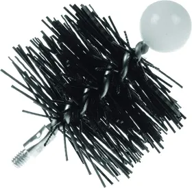 Rutland 313019959994 Products Ps Round Pellet Stove Brush 3-inch Black