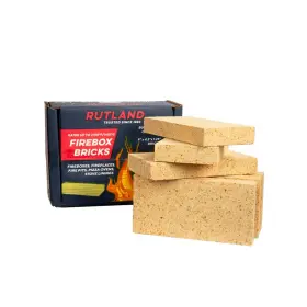 Rutland 711181948929 4.5 Inch X 9 1.25 Fire Brick 6 Per Box