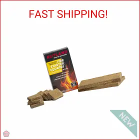 Rutland 778295611415 Safe Lite Fire Starter Squares - Heavy Charcoal Starters For Fireplace