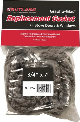 Rutland Products 445014688654 Grapho-glas Woodstove Gasket Rope 3/4 By 84-inch