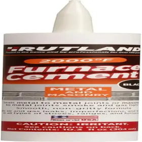 Rutland Products 445015084042 Black 10.3 Fl Oz Cartridge Furnace Cement 10