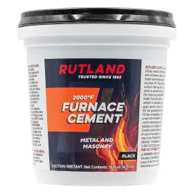 Rutland Products 445016990908 Furnace Cement Pre-mixed High Temperature For Metal Cast Iron A