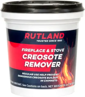Rutland Products 445045676675 Creosote Remover Fireplace Wood Stove And Chimney Cleaner 1 Lb Tub