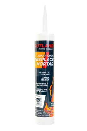 Rutland Products 744759547125 Fireplace Mortar Cartridge 10.3 Fl Oz Black - 63
