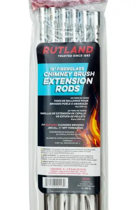 B000lnngca Rutland Products Krk-18 Fiberglass Chimney Brush Rod Kit - 1/4 Inch Npt Thread