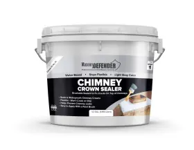 Saversystems 711181988505 Masonrydefender Chimney Crown Sealer - Brushable Sealant Fixes Cracked Saversystems 711181988505 Masonrydefender Chimney Crown Sealer - Brushable Sealant Fixes Cracked