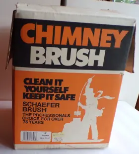 Schaefer 011812365089 8 Inch Square Chimney Brush Ex Cond In Original Box