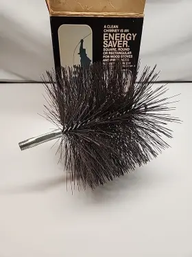 Br0184 Schaefer Chimney Cleaning Brush 8 Inch Round Steel Wire