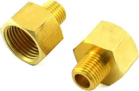 H-brass-12f-14m-2 Sdtc Tech 2-pack Brass Pipe Fitting 1/4 Inch Npt Thread 2p Male X 1/2 Female H-brass-12f-14m-2 Sdtc Tech 2-pack Brass Pipe Fitting 1/4 Inch Npt Thread 2p Male X 1/2 Female