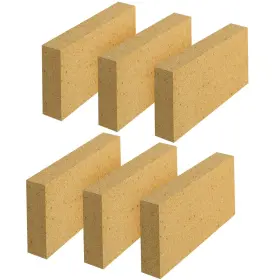 Sk92gf Sekcen 6 Pack Fire Brick For Fireplace Pizza Oven Bricks Wood Stove Forge F