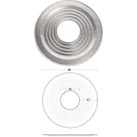 103460 Selkirk 15 Qty Bulk Lot 3 Inch Gc Pipe Collar Galvanized 3rv New #2