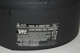 8dsp-ds Selkirk 258200 8 Inch Stove Pipe Adapter Metalbestos Model Ds Smoke #2 8dsp-ds Selkirk 258200 8 Inch Stove Pipe Adapter Metalbestos Model Ds Smoke #2
