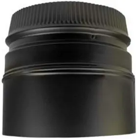 Dsp6sa-1 Selkirk Collar Stove Pipe Adapter 6 Inch Dia. Stainless Steel Black Dsp6sa-1 Selkirk Collar Stove Pipe Adapter 6 Inch Dia. Stainless Steel Black
