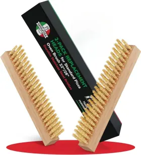 Spbh2 Senwosa Pizza Oven Brush Head Replacement Set 2-pack - Official Genuine Parts For 2