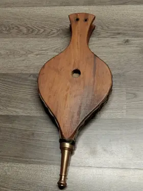 10300 Seymour Wood/leather Hand Bellows #3