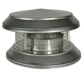 Shasta Vent 855644005054 6 Inch Dia. I.d. Class A All Fuel Ss Chimney Cap For